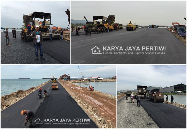 Pengaspalan Hotmix Tahap 2 Akses Pelabuhan Solor Bojonegara Serang, Jasa Pengaspalan, Jasa Perbaikan Jalan