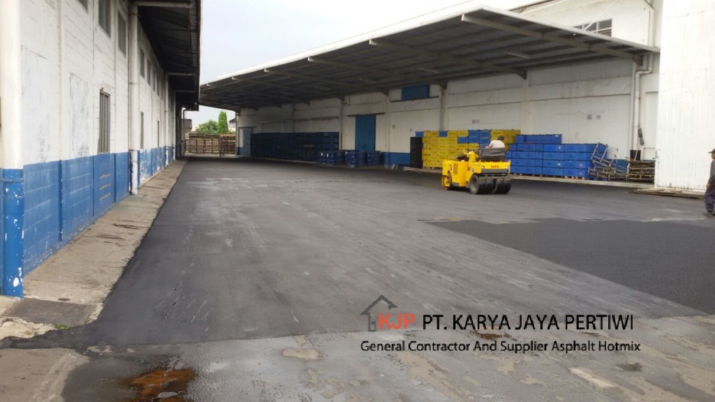 Pelapisan Jalan Lingkungan Pabrik Panasonic Jakarta, pelapisan jalan, pengaspalan aspal hotmix, betonisasi, jasa aspal jalan, overlay, kontraktor pengaspalan