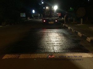 Pelapisan Aspal Hotmix Hotel Sultan Jakarta