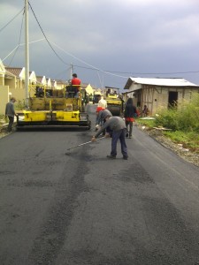 Pengaspalan Hotmix Perumahan Palem Ganda Asri 2 Karang Tengah, Ciledug (1)