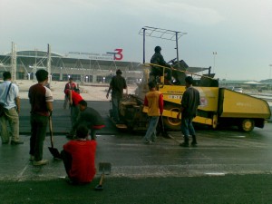PengaspalanTerminal 3 Bandara Soekarno Hatta Jakarta  